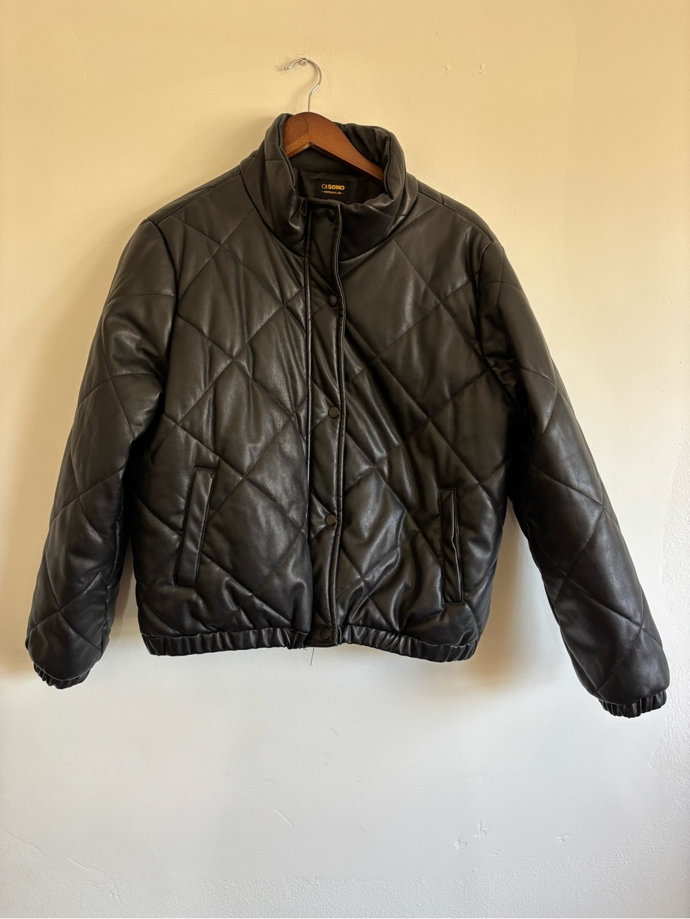 Ci Sono Black Outerwear Jacket